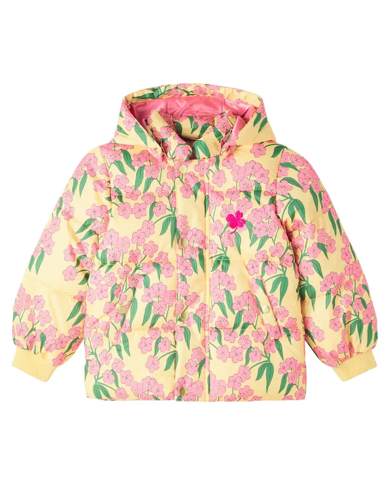 Mini Rodini Wattierte Jacke Alpine Flowers Multicolor