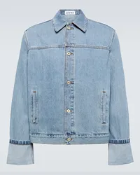 Loewe Jeansjacke Fisherman Turn Up Blau