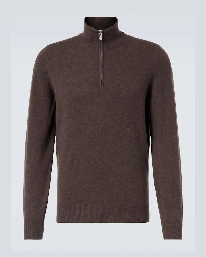 Brunello Cucinelli Pullover aus Kaschmir Braun