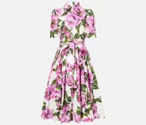 Midikleid aus Baumwolle