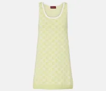 Minikleid GG aus Baumwoll-Jacquard