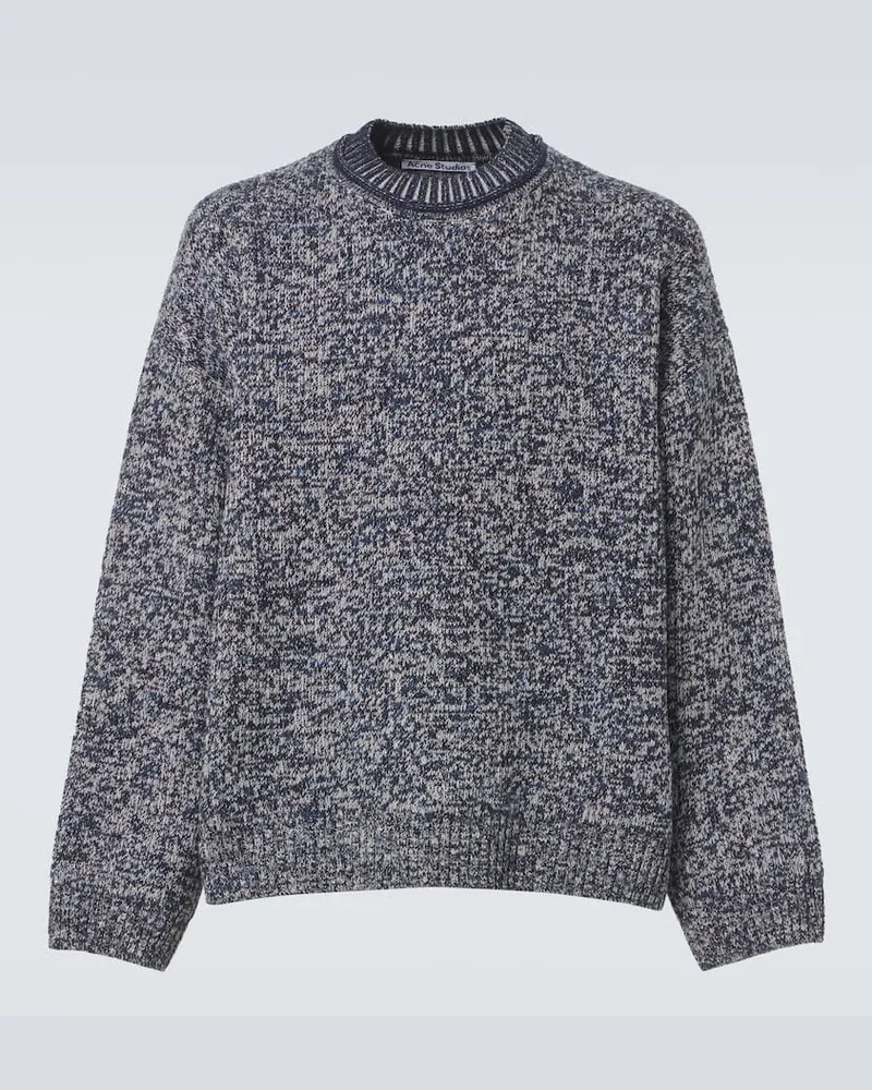 Acne Studios Pullover aus Jacquard Blau