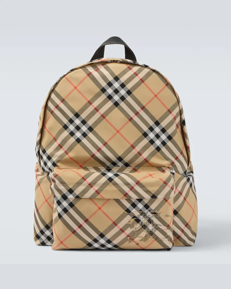 Burberry Rucksack Burberry Check Braun