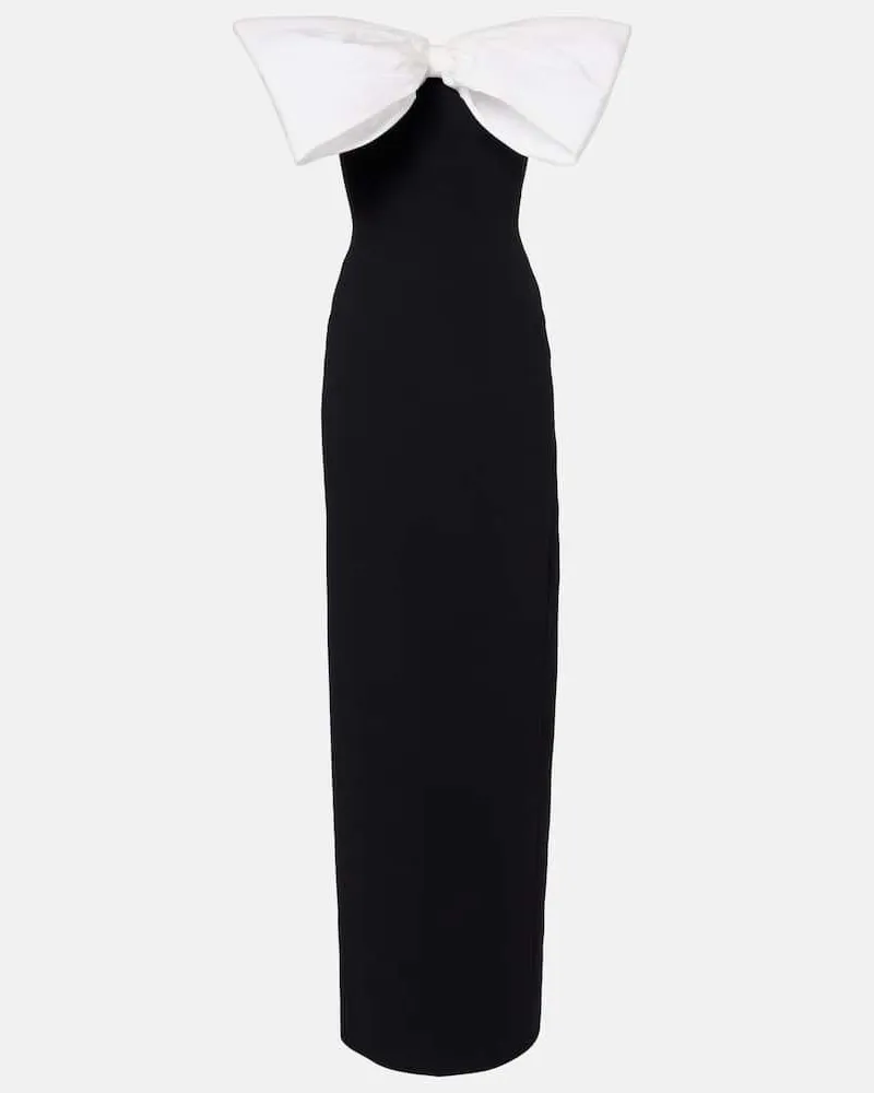 David Koma Robe Schwarz
