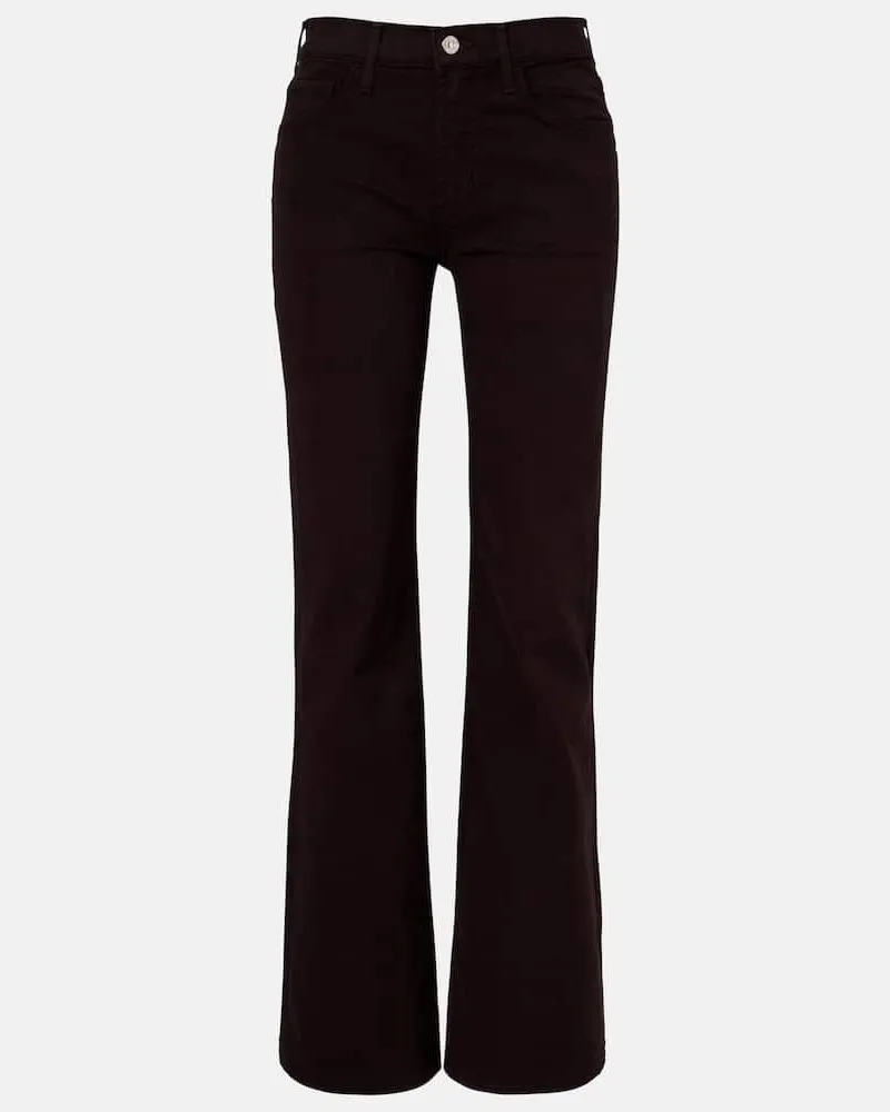 Citizens of humanity Low-Rise-Hose Genova aus Twill Braun