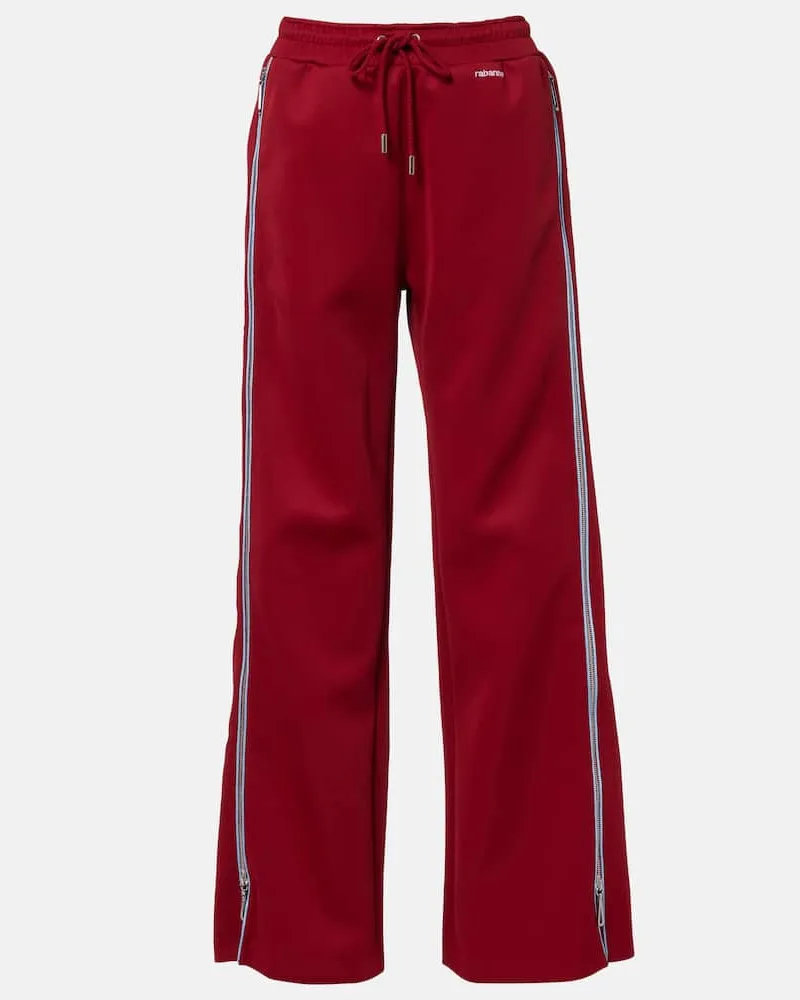 Paco Rabanne Jogginghose aus Jersey Rot