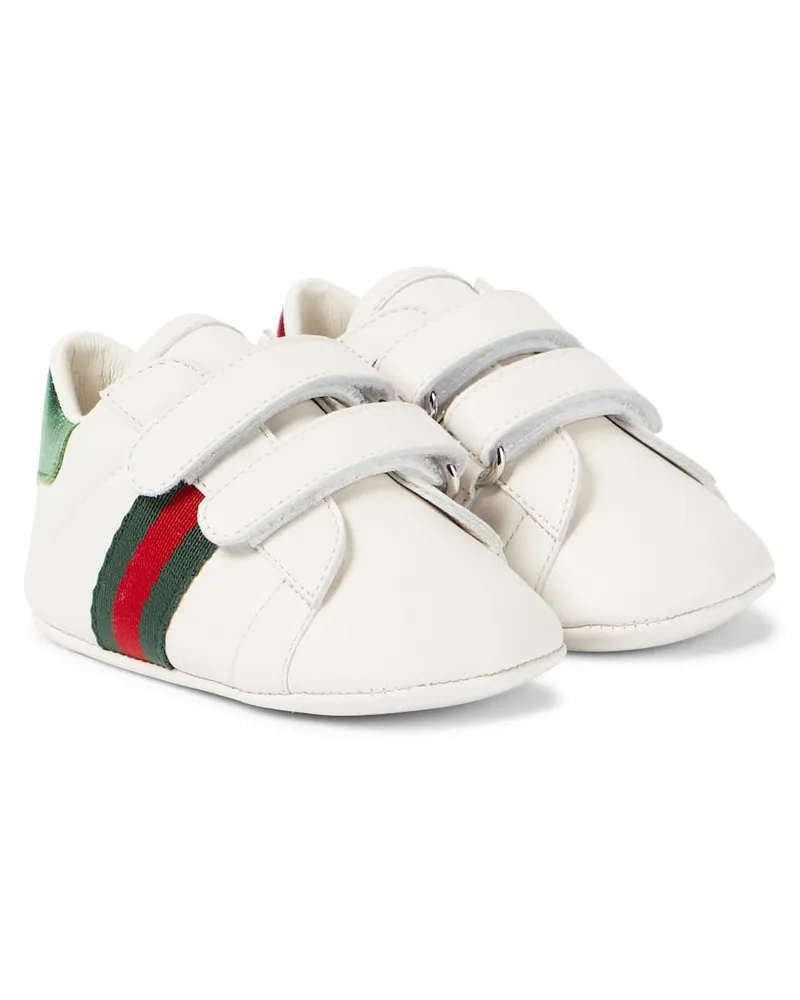 Gucci Baby Sneakers Ace aus Leder Weiß