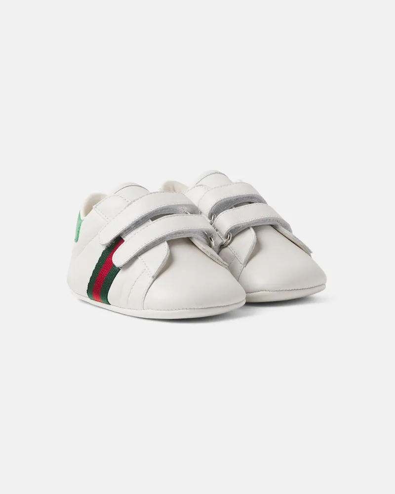 Gucci Baby Sneakers Ace aus Leder Weiß