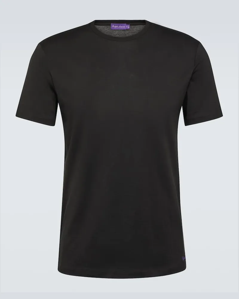 Ralph Lauren T-Shirt aus Baumwoll-Jersey Schwarz