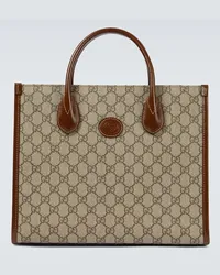 Gucci Tote Bag GG aus Canvas Braun