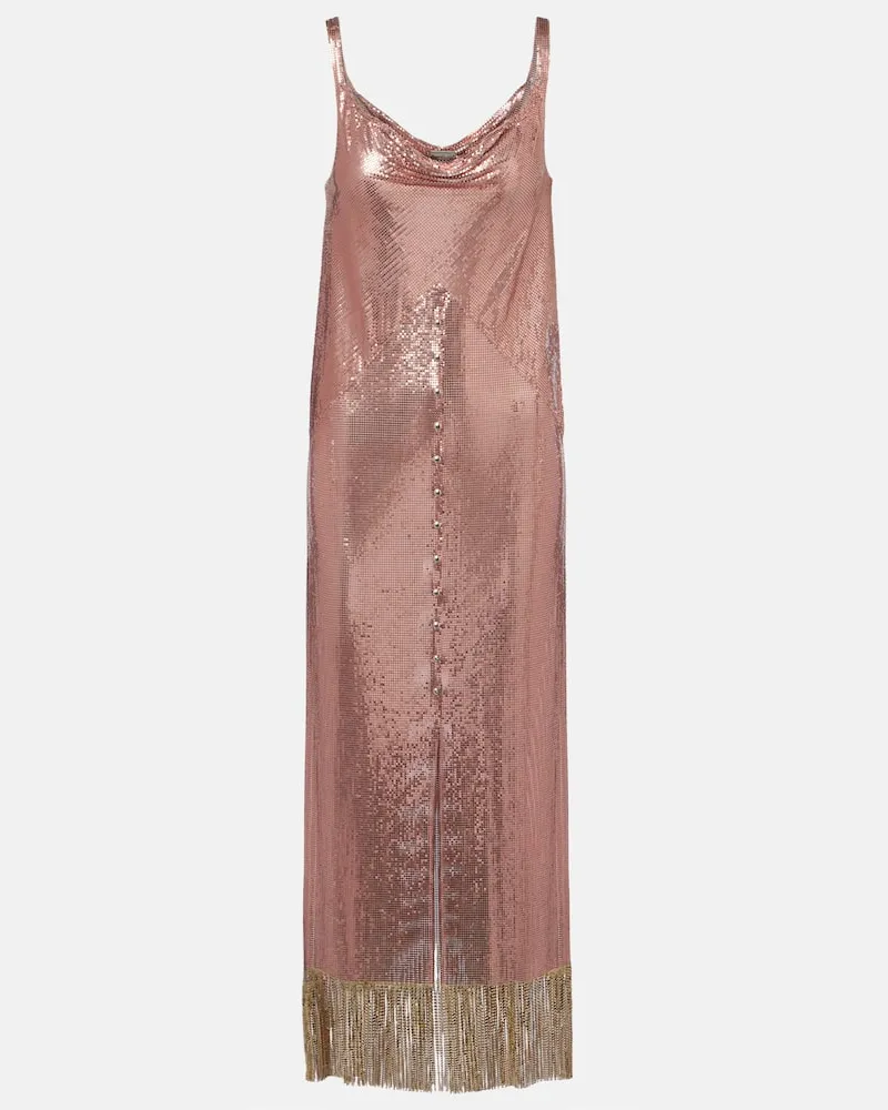 Paco Rabanne Midikleid Rosa