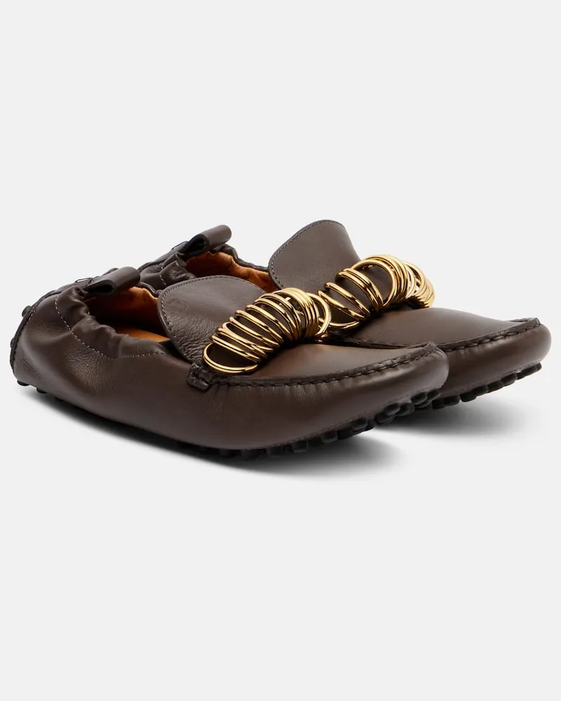 TOD'S Mokassins Gommino aus Leder Braun