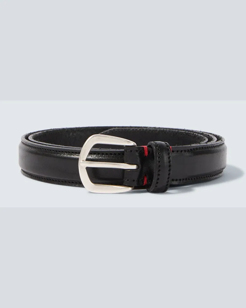 Eleventy Gürtel aus Leder Schwarz