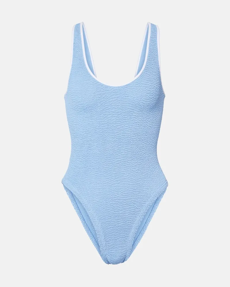 Hunza G Badeanzug Faye Blau