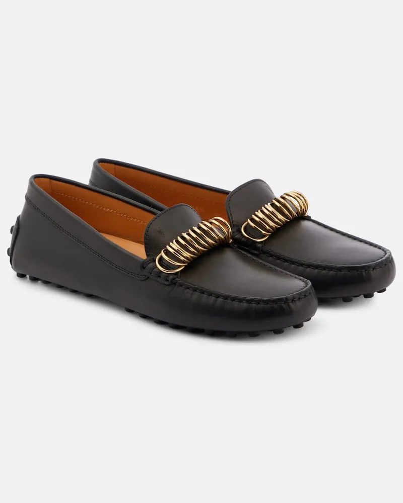 TOD'S Mokassins Gommino aus Leder Schwarz