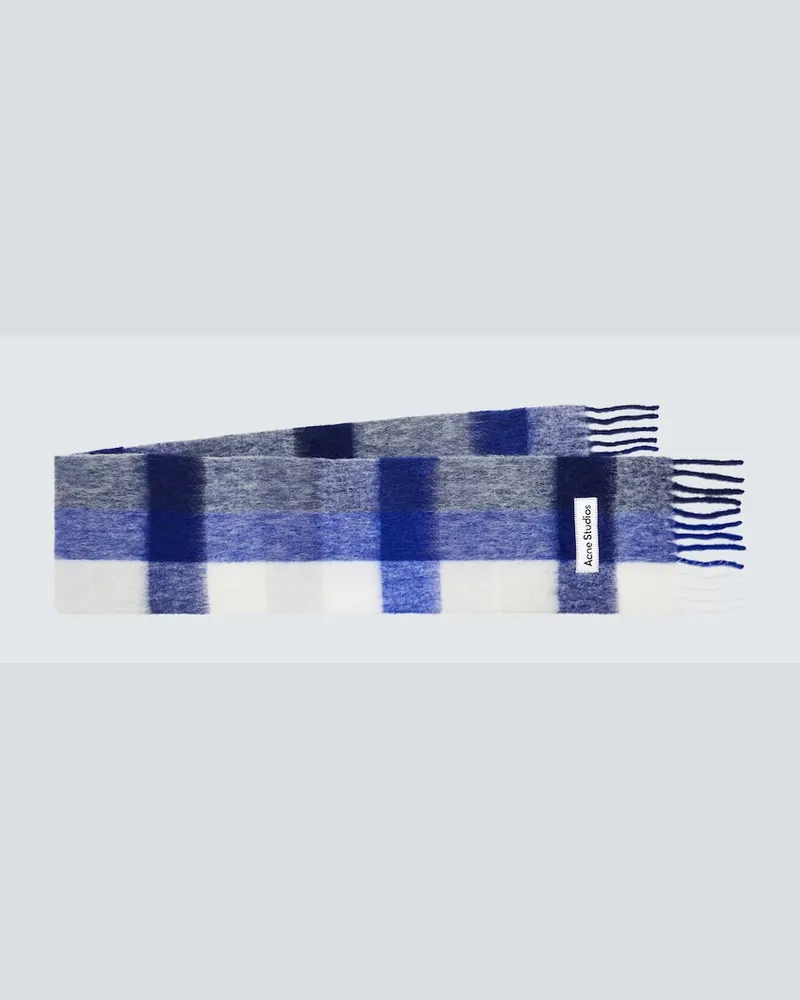 Acne Studios Schal aus einem Wollgemisch Multicolor
