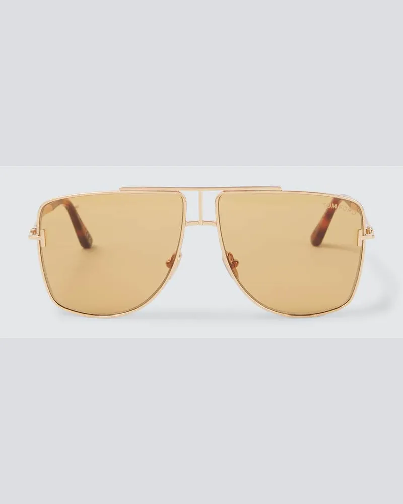 Tom Ford Aviator-Sonnenbrille Eliott Gold