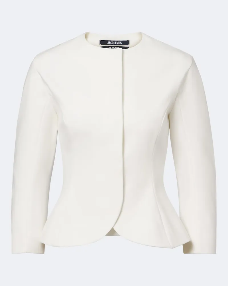 Jacquemus Jacke Palmier Weiß