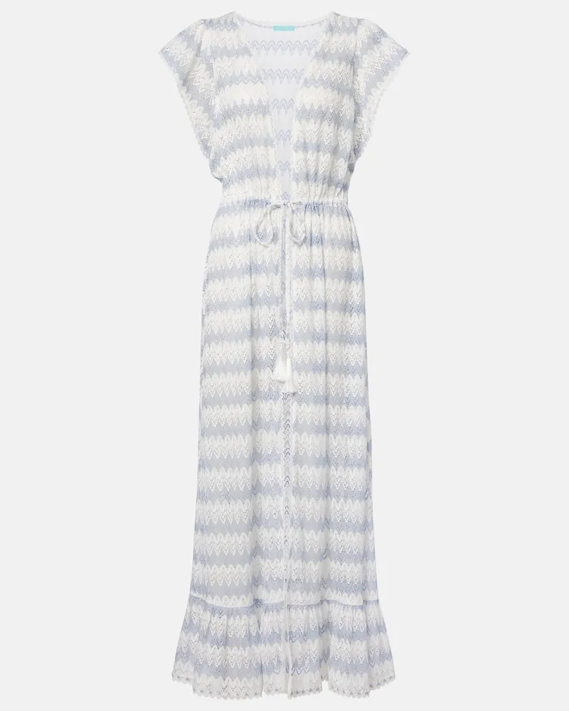 Melissa Odabash Kaftan Stevie aus Häkelstrick Weiß