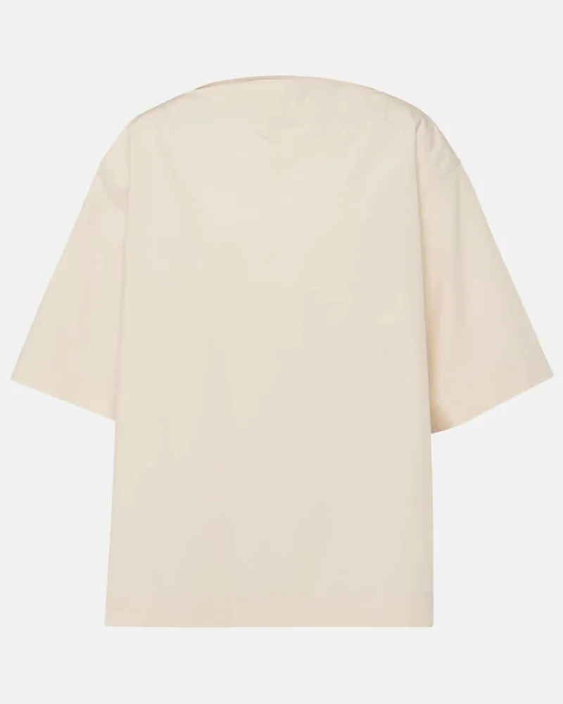 Totême T-Shirt aus Baumwoll-Jersey Neutral