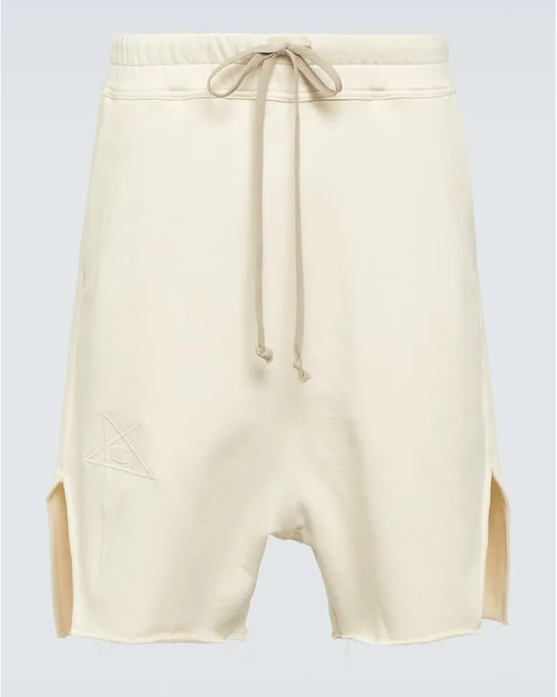 Rick Owens Shorts aus Baumwolle Weiss