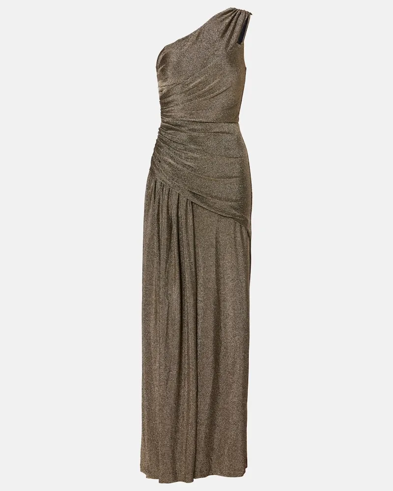 Diane von Furstenberg Maxikleid Rafael aus Lamé Gold