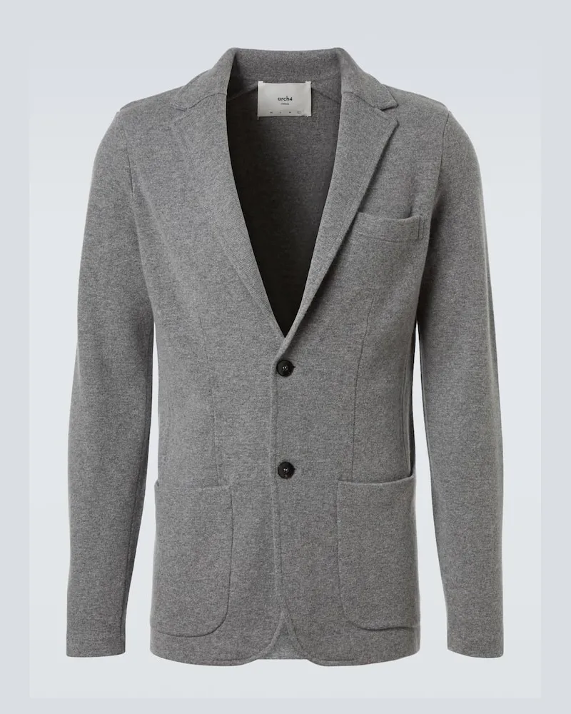 arch4 Blazer Mr Poole aus Wolle und Kaschmir Grau