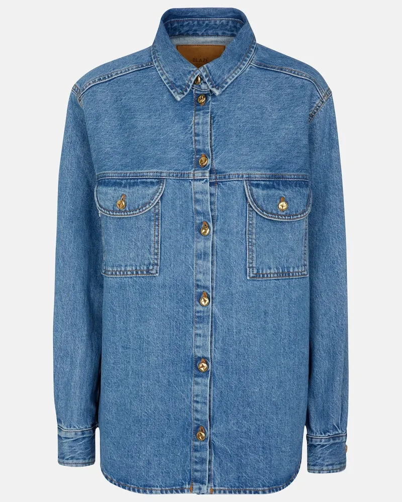 Blazé Milano Blazé Milano Jeanshemd Nariida Maya Blau