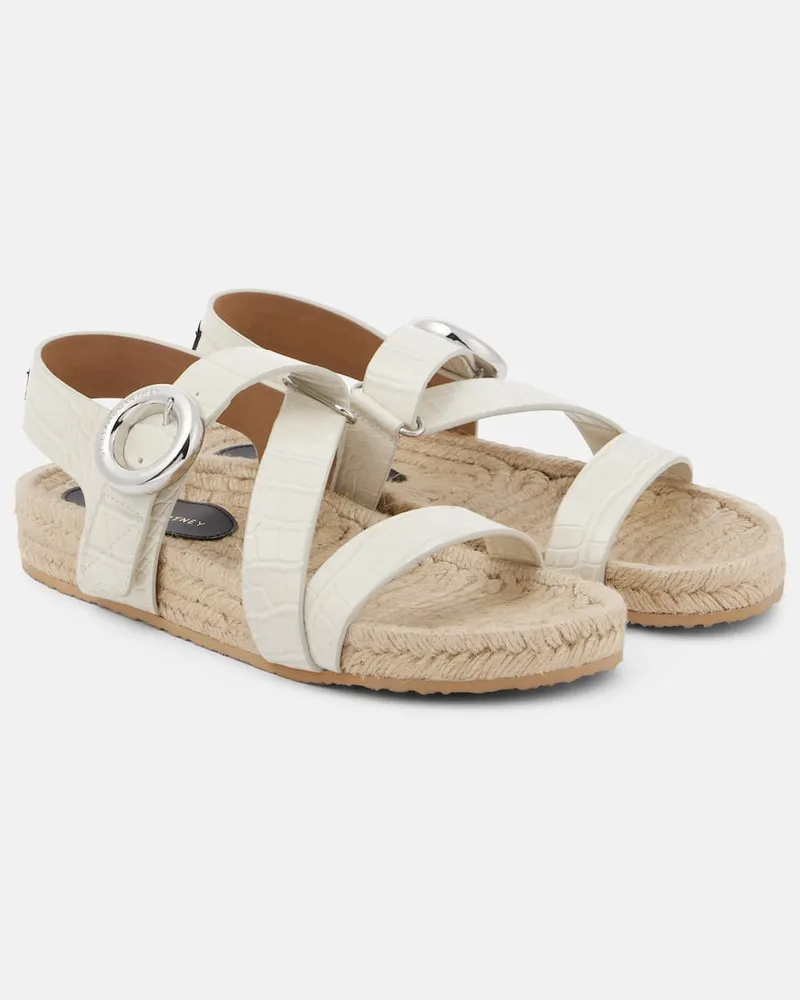 Stella McCartney Espadrille-Sandalen Gaia S-Wave Weiß