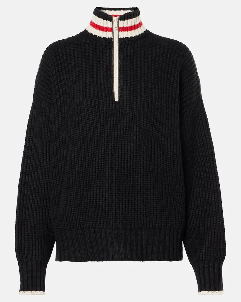 Brunello Cucinelli Pullover aus Wolle Schwarz