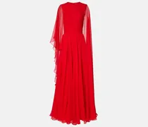 Robe aus Seidenchiffon