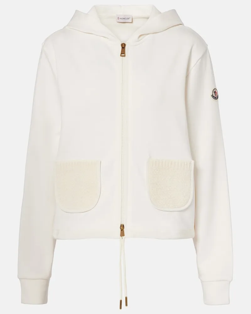 Moncler Kapuzenjacke Weiß