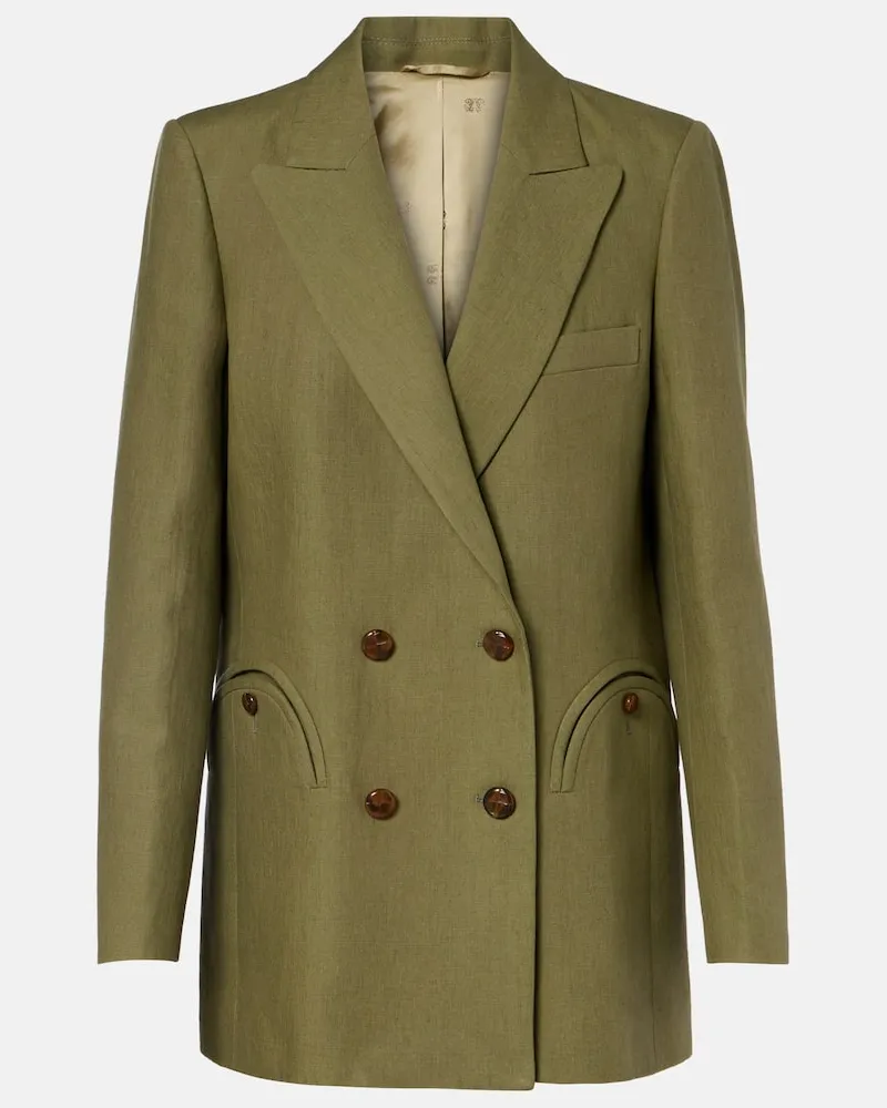 Blazé Milano Blazé Milano Blazer Midday Sun aus Leinen Grün