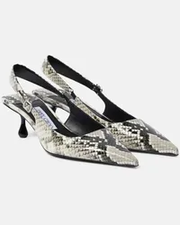 Jimmy Choo Slingback-Pumps Amel 50 aus Leder Multicolor