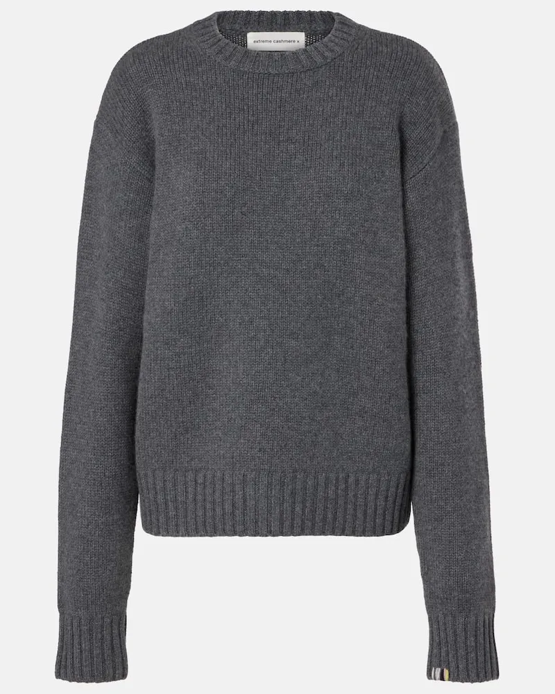 extreme cashmere Pullover Oldie aus Kaschmir Grau