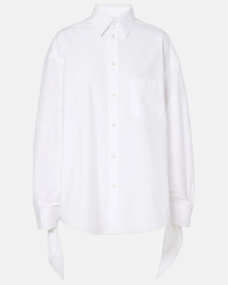 Balenciaga Hemd aus Baumwollpopeline Weiã