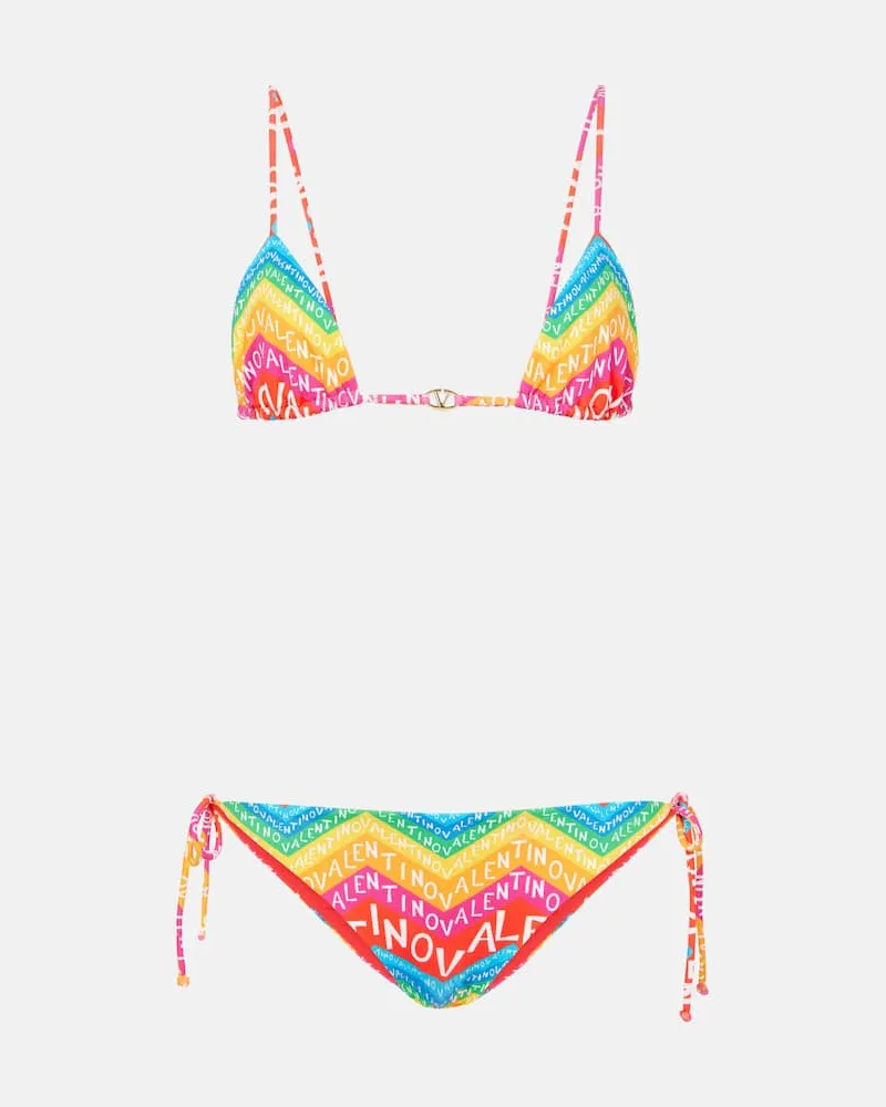 Valentino Garavani Bikini Valentino Chevron 24 Multicolor