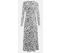 Maxikleid aus einem Wollgemisch