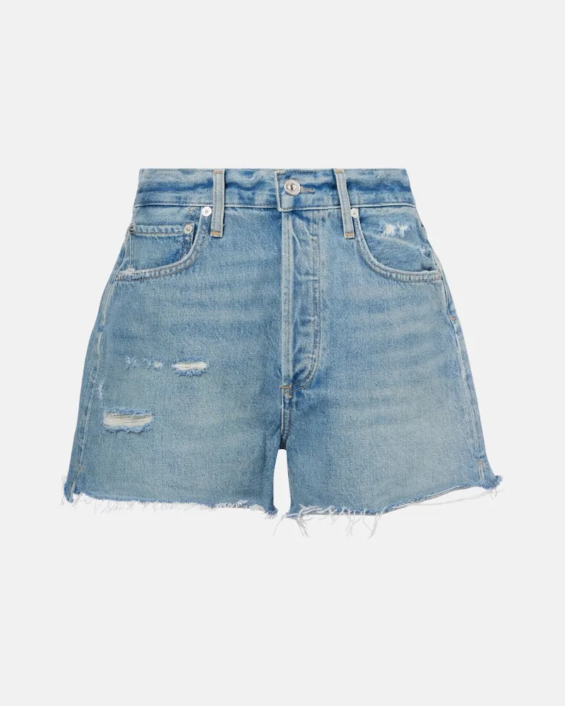 Citizens of humanity Mid-Rise-Jeansshorts Marlow Vintage Blau