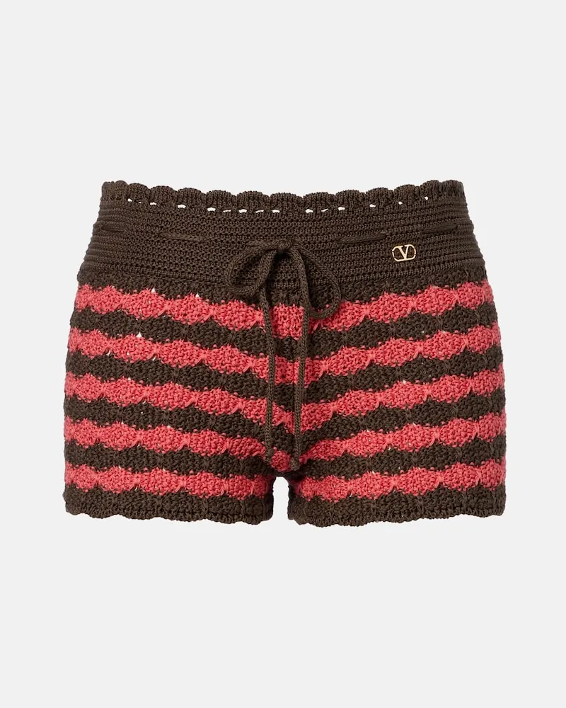 Valentino Garavani Shorts aus Strick Multicolor