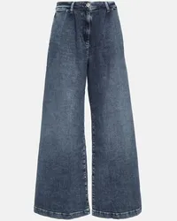 Adriano Goldschmied High-Rise Wide-Leg Jeans Stella Blau