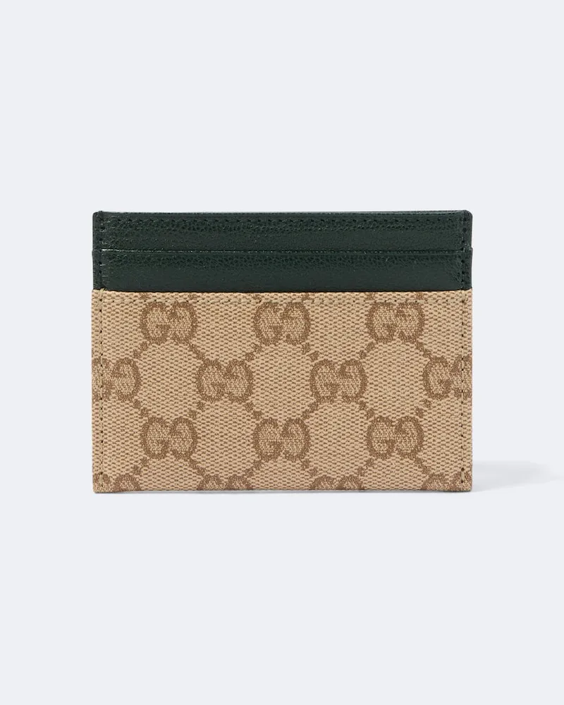 Gucci Kartenetui Essence Classic aus GG-Canvas Beige