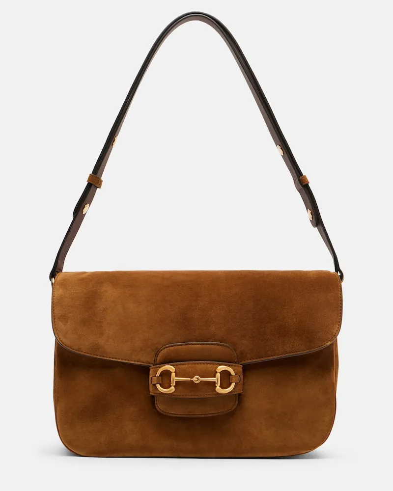 Gucci Schultertasche Gucci Horsebit 1955 Large Braun
