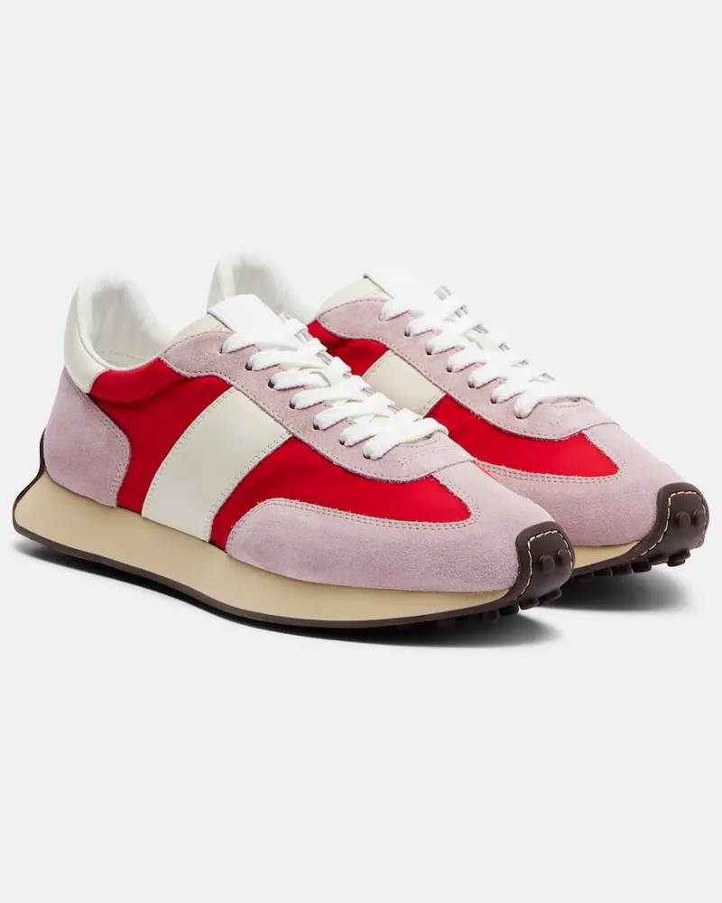 TOD'S Sneakers Runner aus Veloursleder Rosa