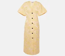Hemdblusenkleid aus Jacquard
