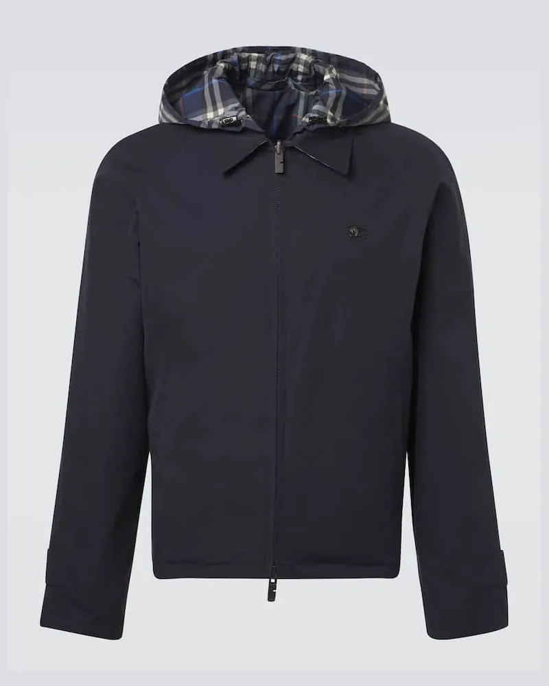Burberry Blouson Burberry Check aus Baumwolle Blau