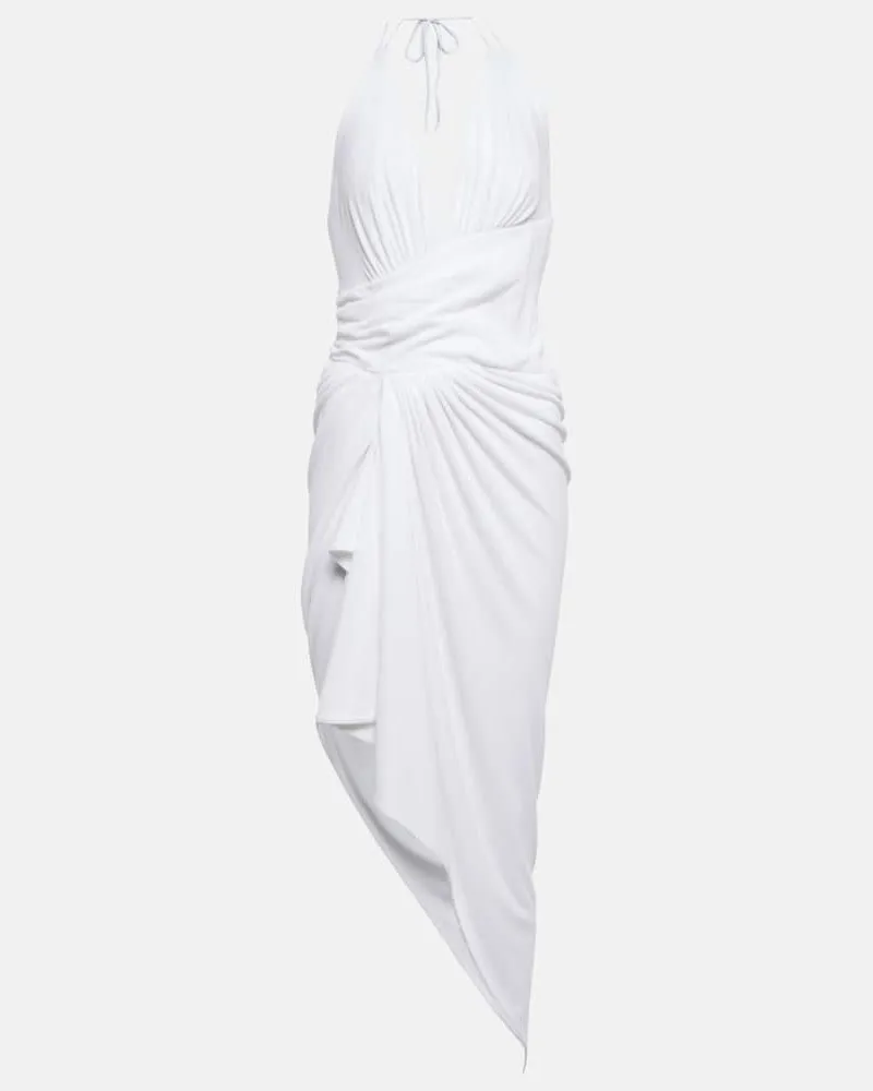 Alexandre Vauthier Midikleid Weiß
