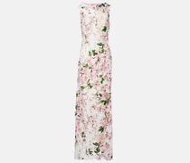 Robe aus Guipure-Spitze