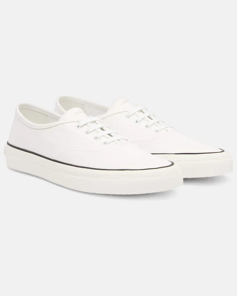 Aquazzura Sneakers Minimalist aus Leder Weiß