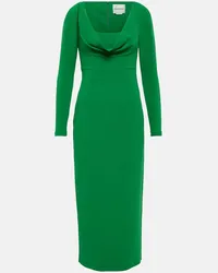 Roland Mouret Midikleid aus Cady Gruen